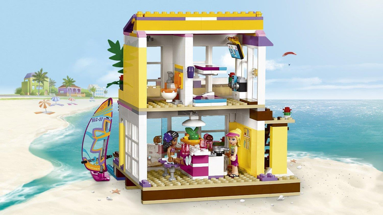 Конструктор LEGO Friends Пляжный домик Стефани 41037, цена 1051 грн -  Prom.ua (ID#409494695)