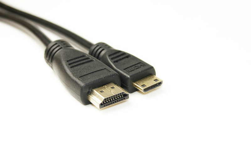 Видео кабель PowerPlant HDMI - mini HDMI, 2м, позолоченные коннекторы,