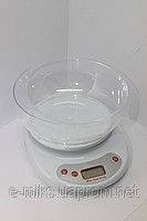 Кухонные электронные весы от 1г до 5 кг White EK01, весы кухонные, весы до 5 Кг купить кухонные весы