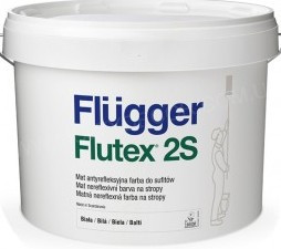 

Латексная краска для потолка Flugger Flutex 2S, ведро 10 л, Белый