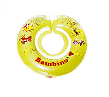 Дитячий круг на шию для купання Bambino жовтий