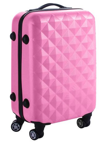 

Яркий женский чемодан Comfort Alum ABS 946845 розовый, 84 л