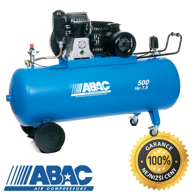 Компресор ABAC B5900B/500 FT5.5 (11 атм, 653 л/хв, 500 л)