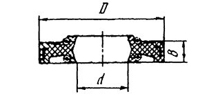 Манжети (сальник) ліва колінчастого валу (двооборотний) ІЖ Юпітер ИЖЮ.СБ.1-50
