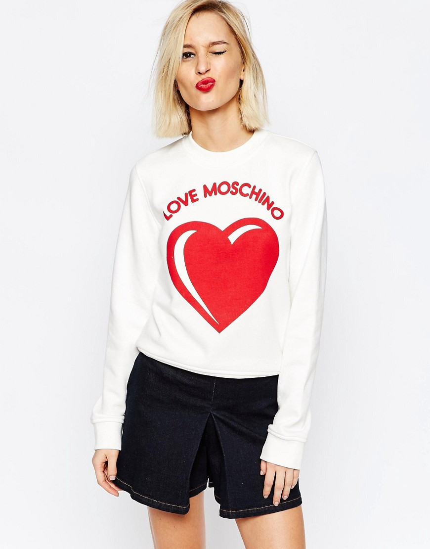 

Свитшот женский с принтом Love Moschino Heart Кофта, Разные цвета