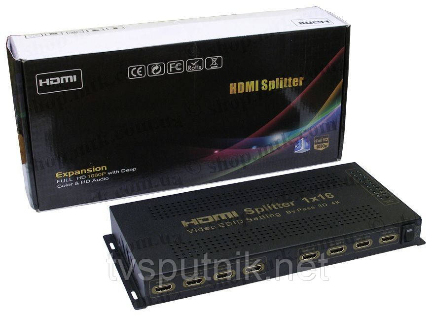 

HDMI Splitter HDSP 1x16 HDSP0006M1 (3D/4K)