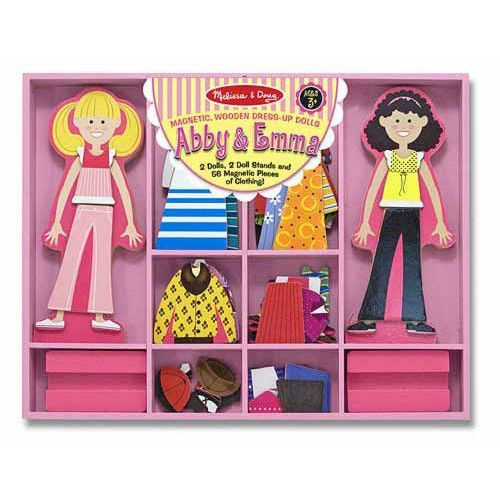 

Магнитная одевалка "Эбби и Эмма" Melissa & Doug (магнитная игрушка) MD4940