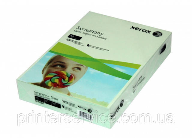 Кольоровий папір Xerox SYMPHONY Pastel Green, (80) A4 500л. (003R93965) 