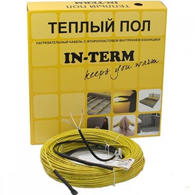 

Теплый пол In-therm двужильный греющий кабель 270 Вт 1,7 м кв