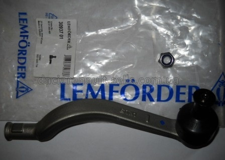 

Наконечник правый Dacia / Renault Logan, MCV, Sandero. Lemforder 30937, 485200410R, 6001547611