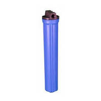 Фильтр для холодной воды 20" Синий натрубный корпус FHPR-L типа "Slim" подсоединение 3/4"