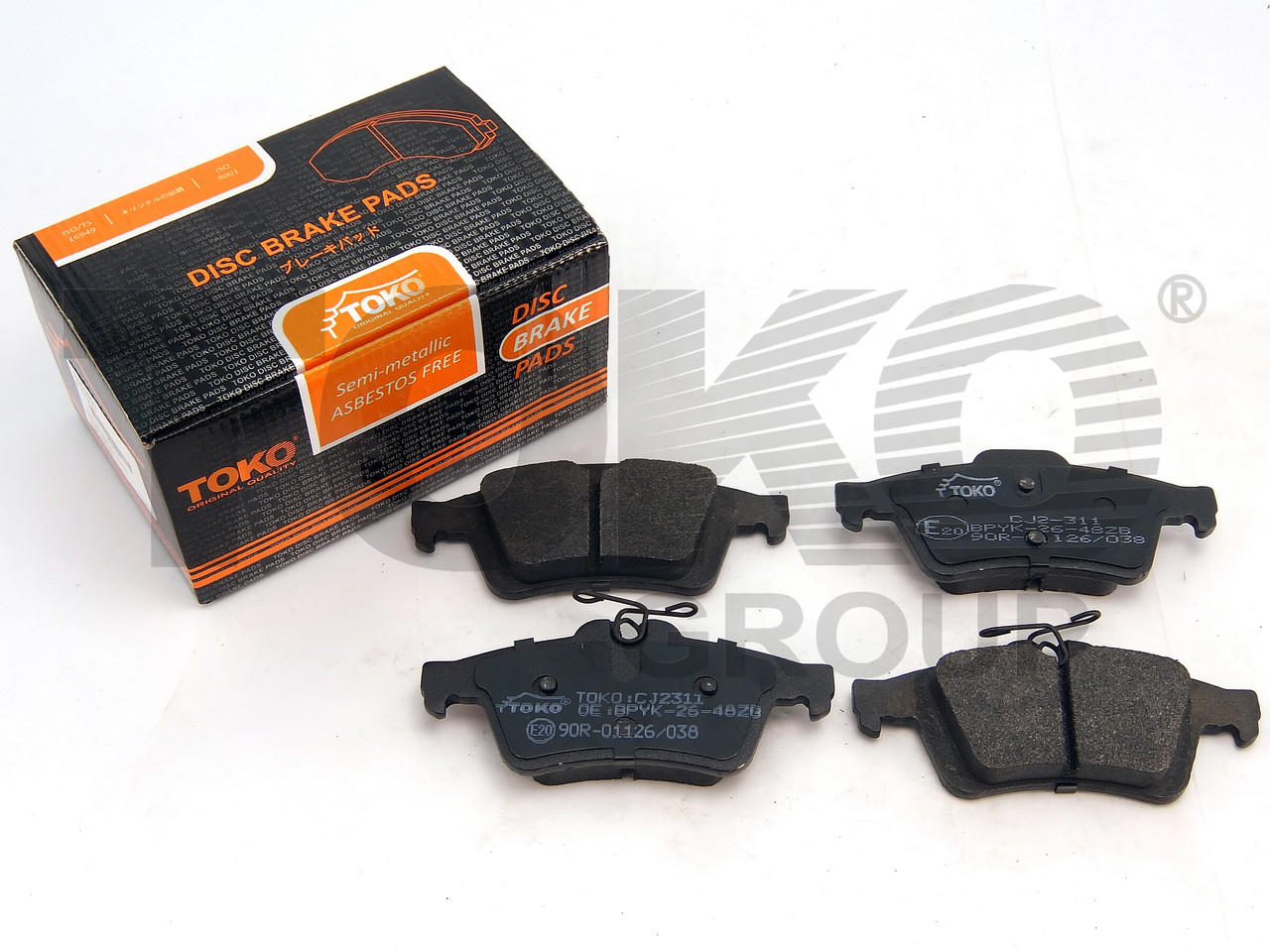 

Колодки тормозные TOKOCARS T2212011