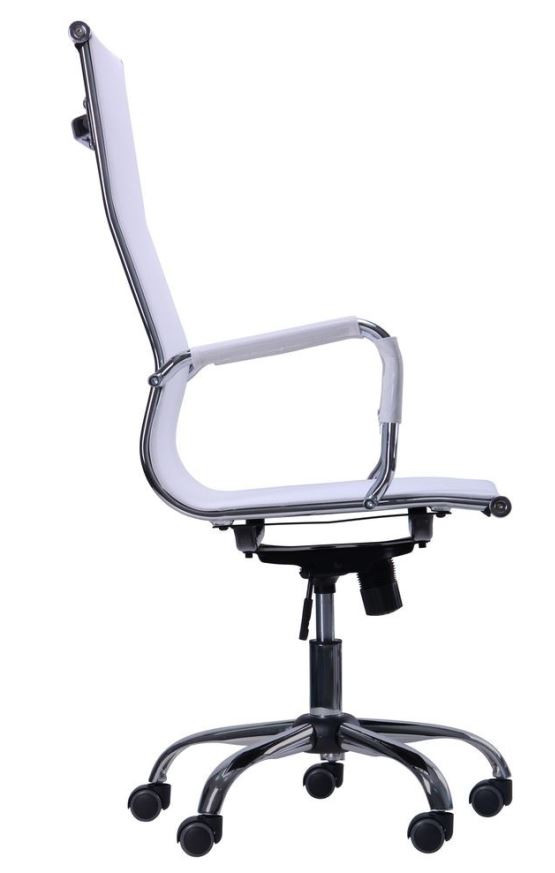 Кресло Slim Net HB (XH-633) белый (Вид с боку)