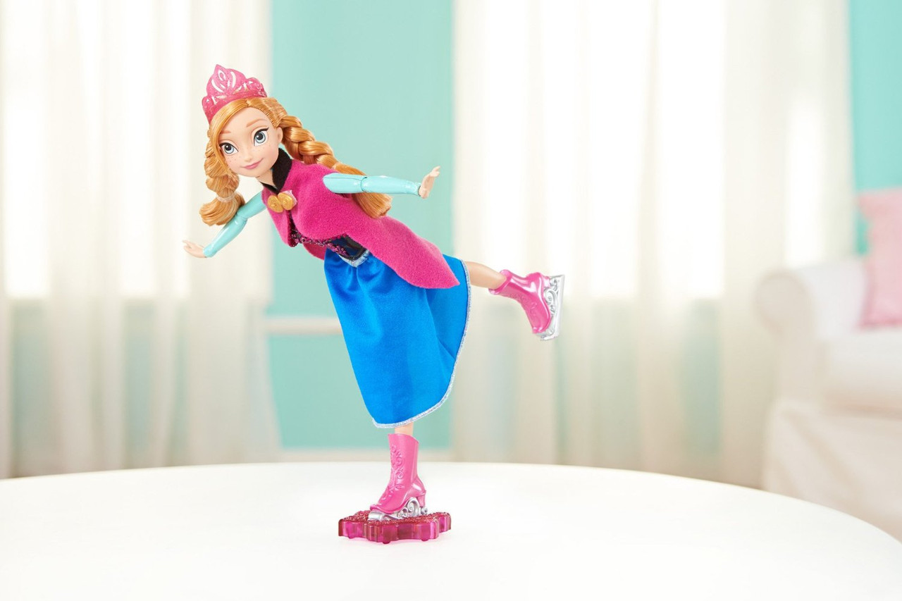 

Кукла Disney Frozen Ice Skating Anna Doll - Анна на коньках.