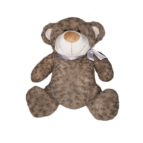 Мягкая игрушка «Grand» (2502GMG) медведь коричневый с бантом, 25 см