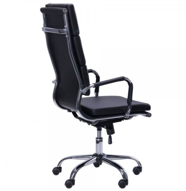Кресло Slim FX HB (XH-630A) черный (хромированные детали)
