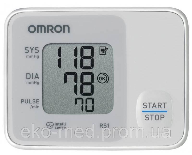 

Автоматический тонометр Omron RS1 на запястье