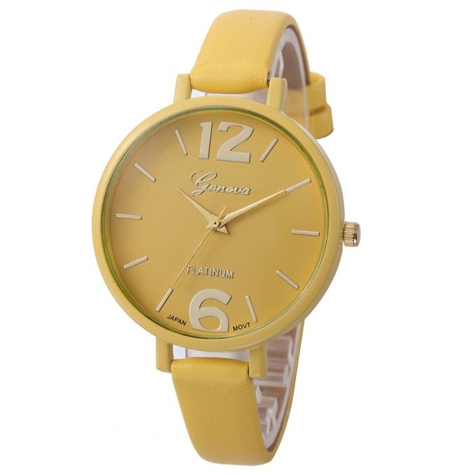 Женские наручные часы Geneva, Желтый