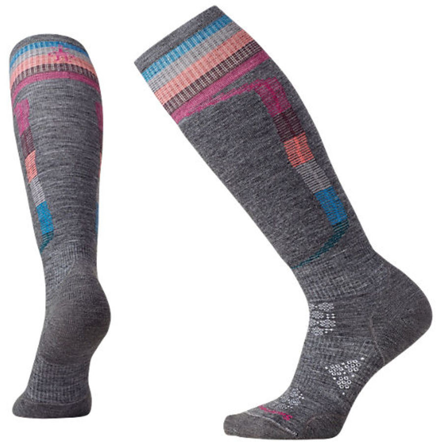 

Термоноски Smartwool Women's PhD Ski Light Elite Pattern, Серый