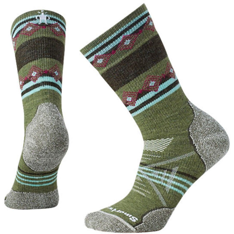 

Термоноски Smartwool Women's PhD Outdoor Medium Pattern Crew Socks Зеленый, S, Взрослая, Городские