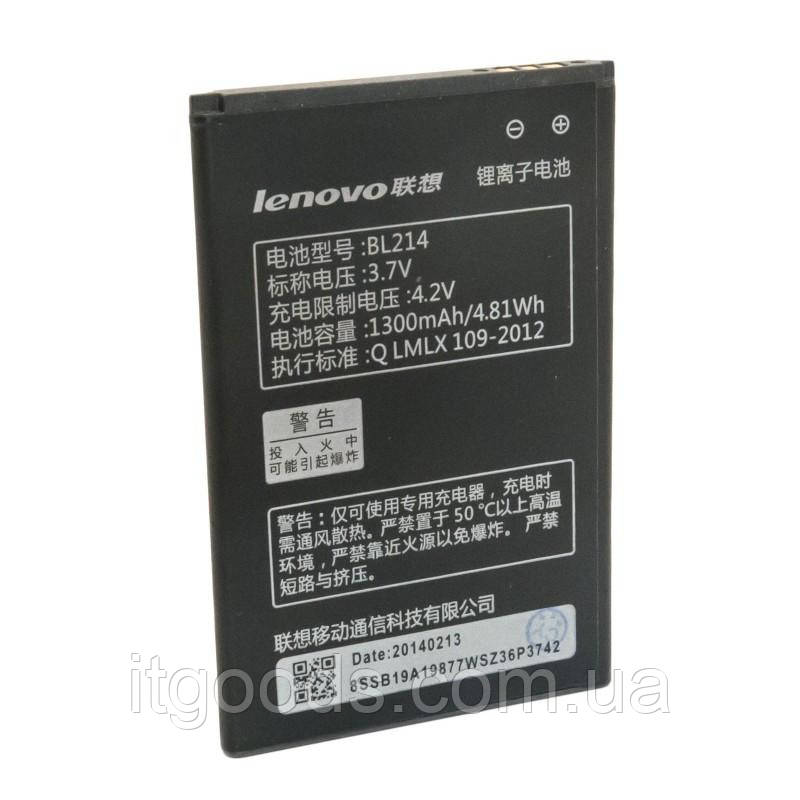 

Аккумулятор / батарея / АКБ Lenovo BL214 (1300 mAh) для A316 A300T A269i