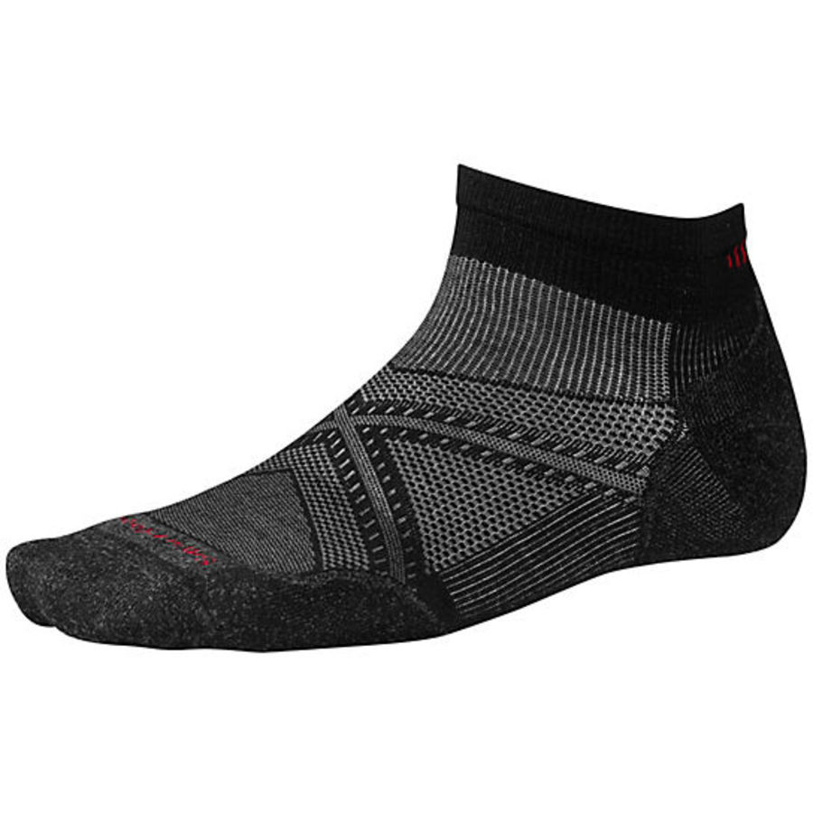 

Термоноски Smartwool Men's PhD Run Light Elite Low Cut Socks, Черный