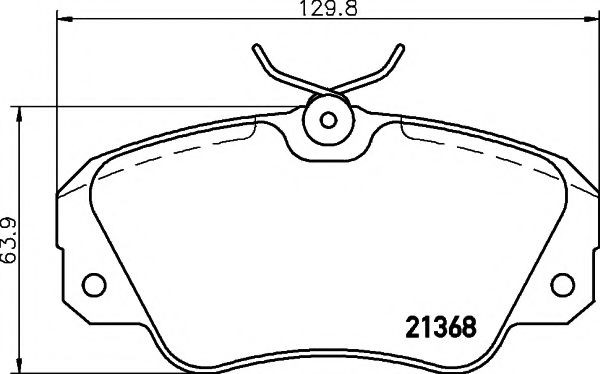 

Колодки тормозные GM 90398116