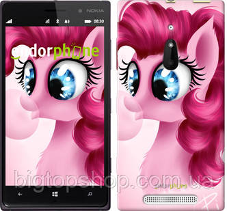 

Чехол на Nokia Lumia 830 Pinkie Pie v3 "3549u-329", Розовый