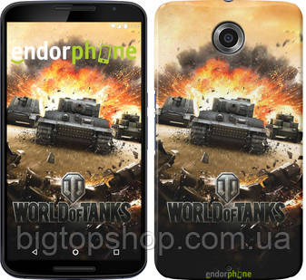 

Чехол на Motorola Moto E World of tanks v1 "834u-373", Коричневый