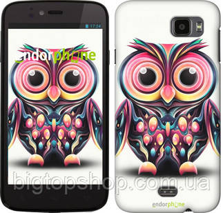 

Чехол на ALCATEL ONE TOUCH POP C3 4033D Сова v3 "2925u-323", Белый