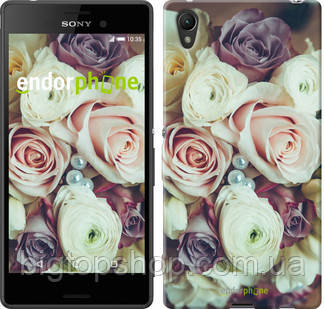 

Чехол на Sony Xperia Z3+ Dual E6533 Букет роз "2692u-165", Розовый