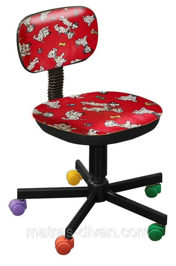 Кресло детское Бамбо Дизайн ― Далматинцы красные.