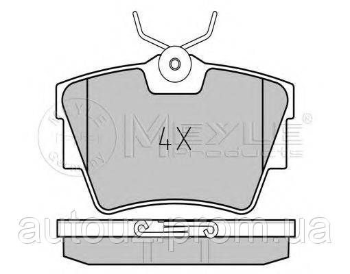 

Тормозные колодки задние на Рено Трафик — MEYLE (Германия) 0252398017