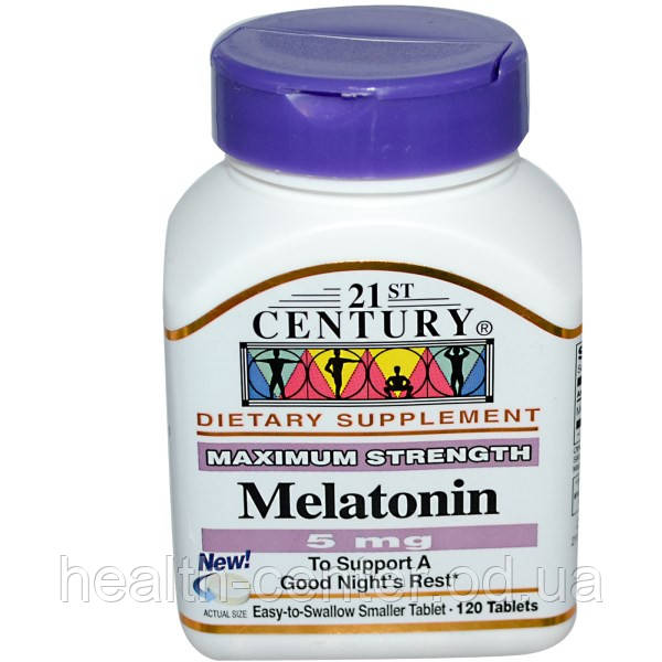 Мелатонин 5 мг 120 таб безопасное снотворное замедление старения .
