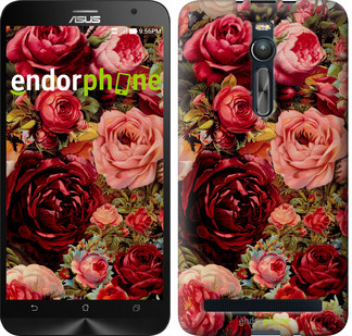 

Чехол на Asus Zenfone 2 ZE551ML Цветущие розы "2701c-122", Красный