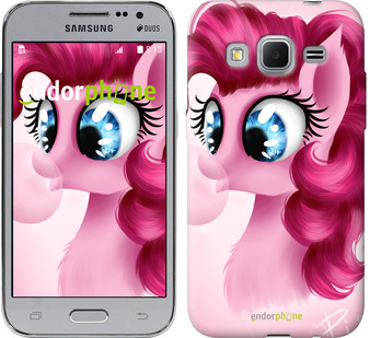 

Чехол на Samsung Galaxy Core Prime VE G361H Pinkie Pie v3 "3549c-211", Розовый