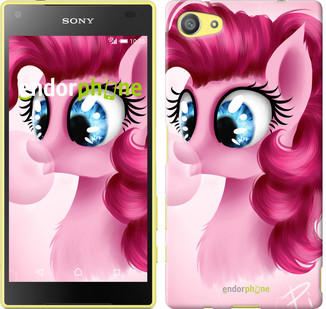 

Чехол на Sony Xperia Z5 Compact E5823 Pinkie Pie v3 "3549u-322", Розовый