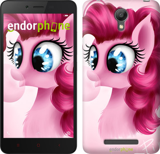 

Чехол на Xiaomi Redmi Note 2 Pinkie Pie v3 "3549c-96", Розовый