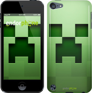 

Чехол на iPod Touch 6 Minecraft 2 "774c-387", Зеленый