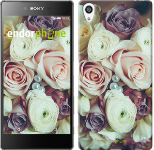 

Чехол на Sony Xperia Z5 Premium Букет роз "2692u-345", Розовый