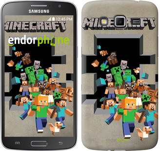 

Чехол на Samsung Galaxy Grand 2 G7102 Minecraft 6 "3330c-41", Серый