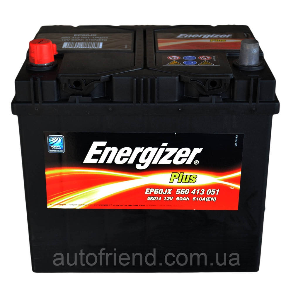 

Автомобильный аккумулятор Energizer 6СТ-60 Plus EP60JX