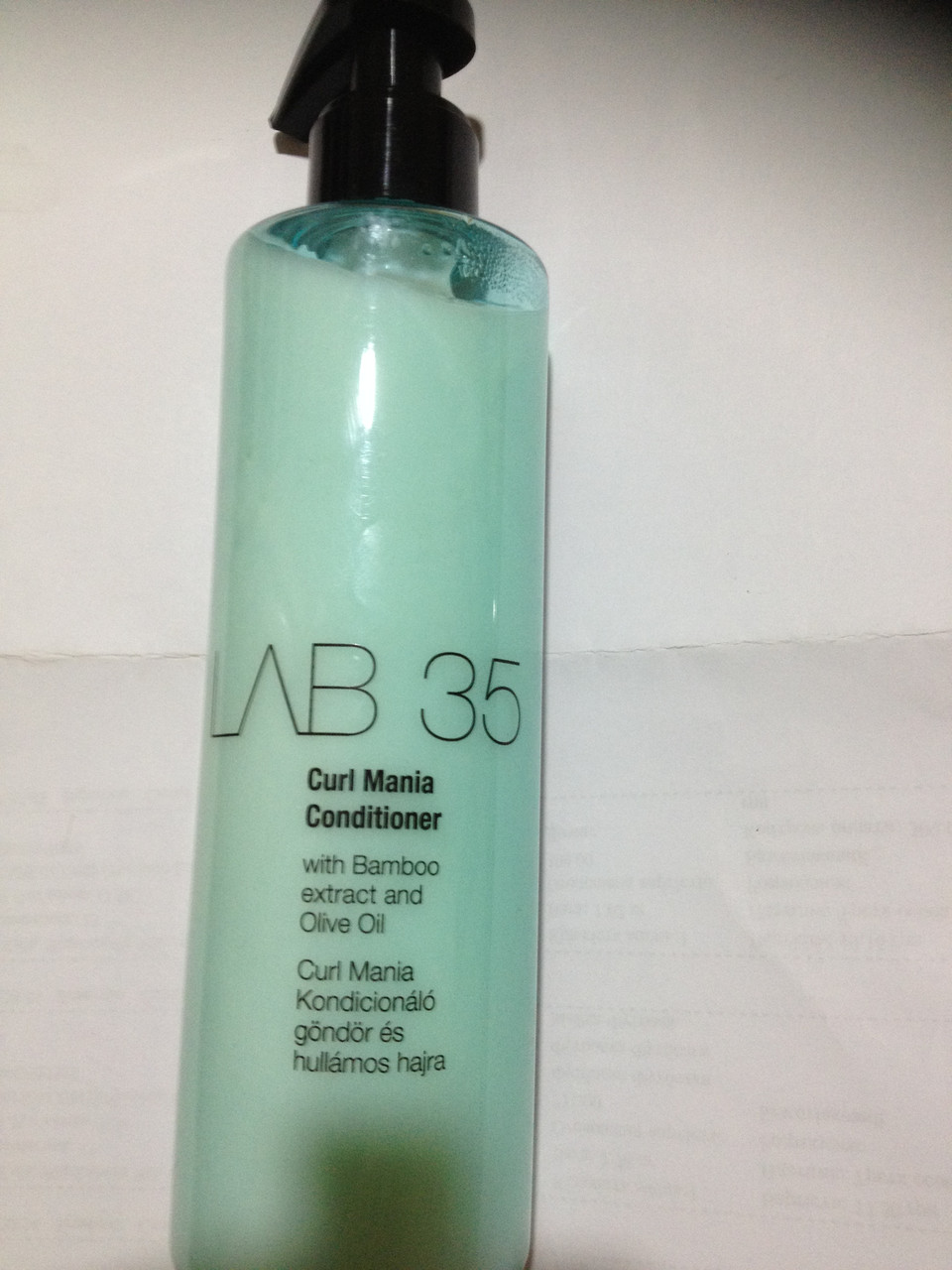 Curl 35. Kallos Cosmetics Lab 35 Curl Conditioner.
