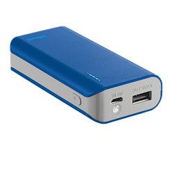 Портативний зарядний пристрій Trust Primo Power Bank 4400 Blue (зовнішня зарядка для телефону)