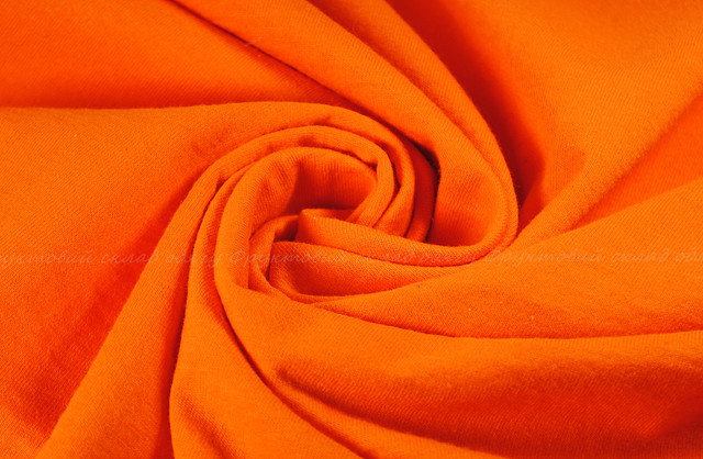 Оранжевая детская классическая футболка для мальчиков
