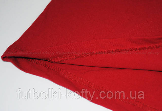 Кирпично-красная мужская классическая футболка