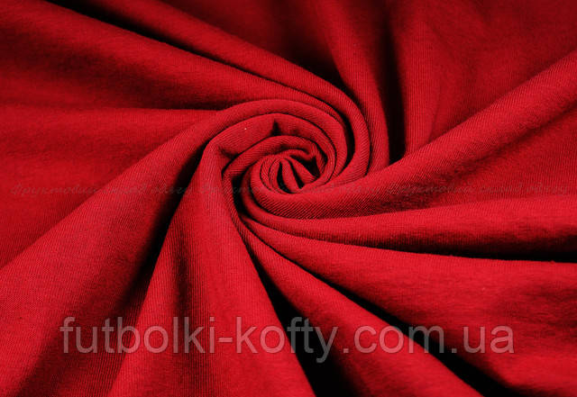 Кирпично-красная мужская классическая футболка