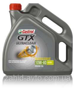 

Моторное масло Castrol GTX Ultraclean 10W-40 A3/B4 4л