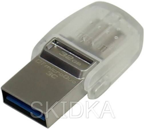 

Флеш накопитель KINGSTON 32GB DataTraveler microDuo 3C (DTDUO3C/32GB)