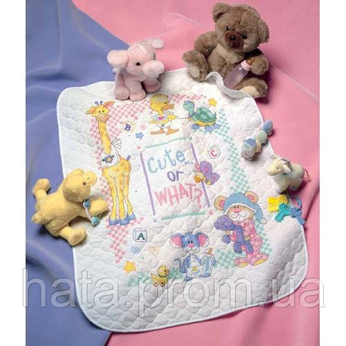 

Набор для вышивания крестом "Милые... Или как//Cute…Or What Baby Quilt" DIMENSIONS